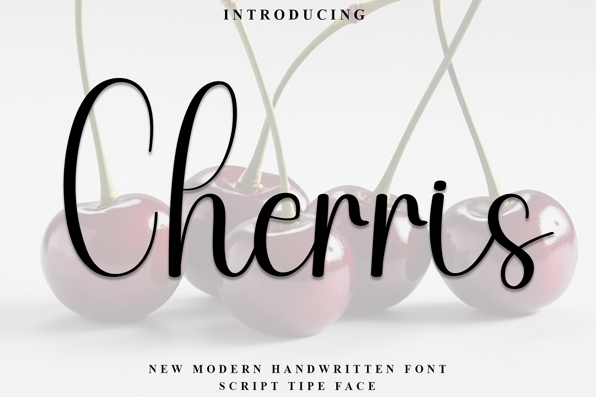 Cherris, a Handwritten Font by InermediaSTUDIO (Photo 1 of 8)