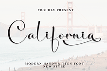 California | Script Font