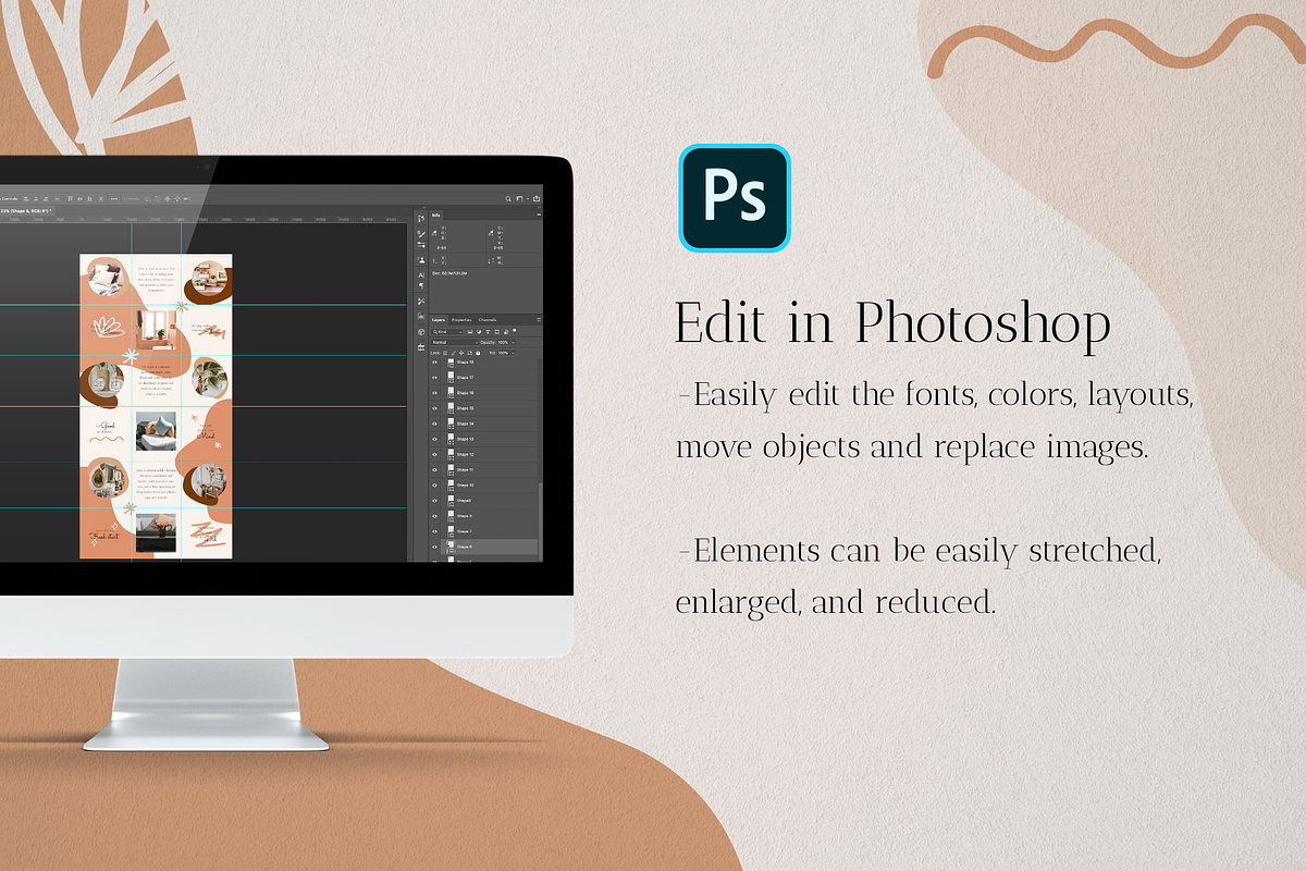 Amelia Instagram Puzzle | CANVA + PS, a Social Media Template by Slidesmash (Photo 7 of 7)