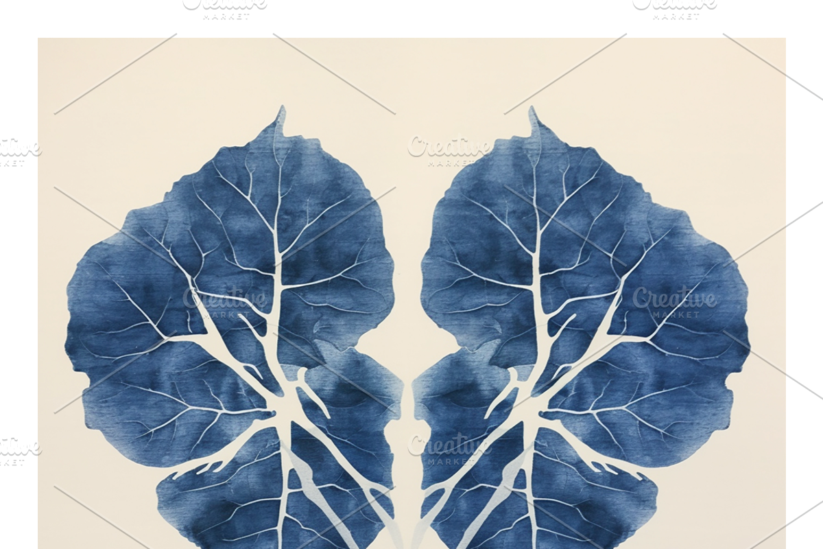 Cybo Collection · Cyanotype Botanics, a Texture Illustration by milatovar (Photo 9 of 19)