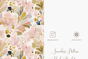 Pastel Floral Seamless Pattern PNG, a Pattern Graphic by Pati Charm Studio (Thumbnail 5 of 7)