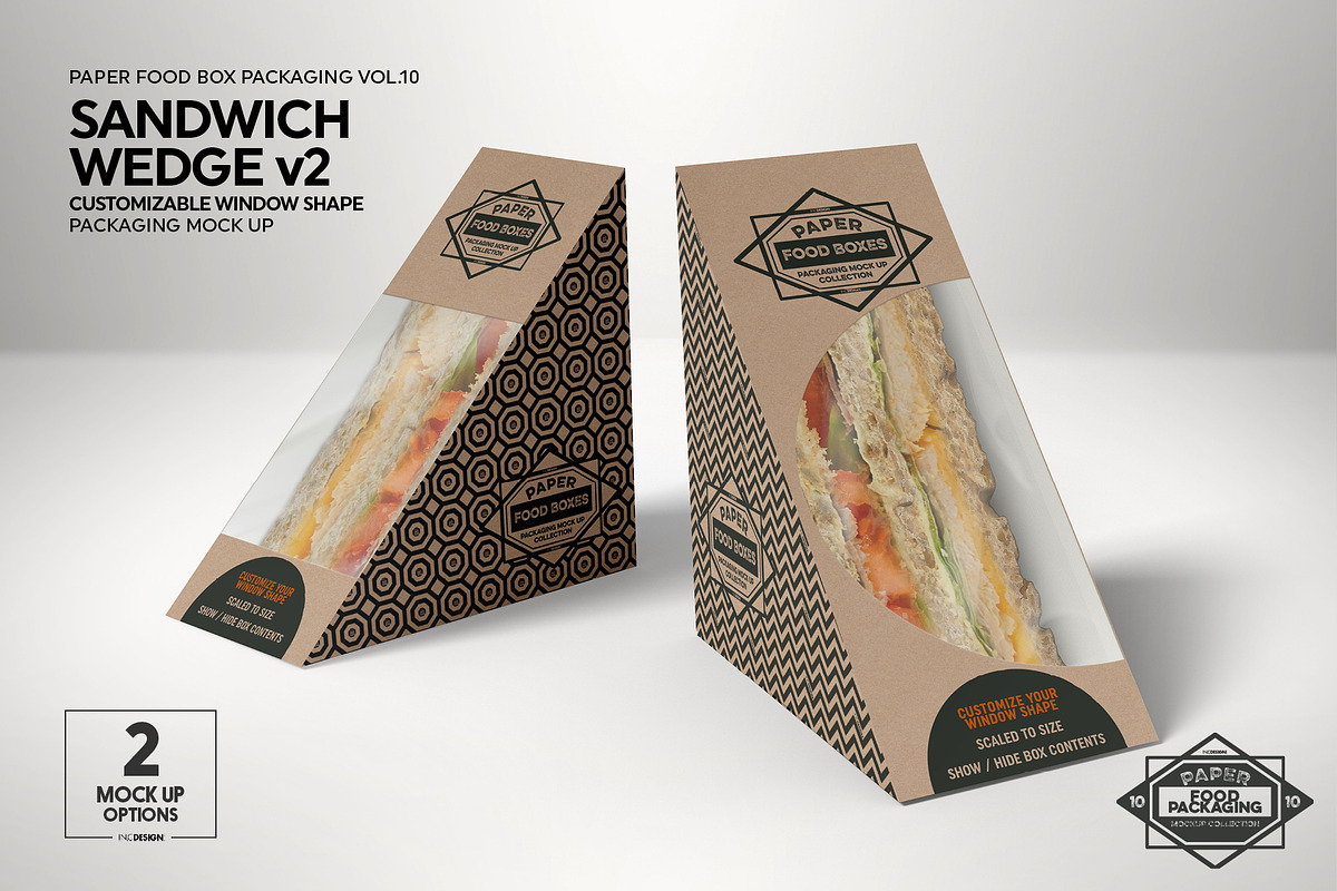 VOL.10 Food Box Packaging Mockups, a Product Mockup by INCDesign (Photo 11 of 22)