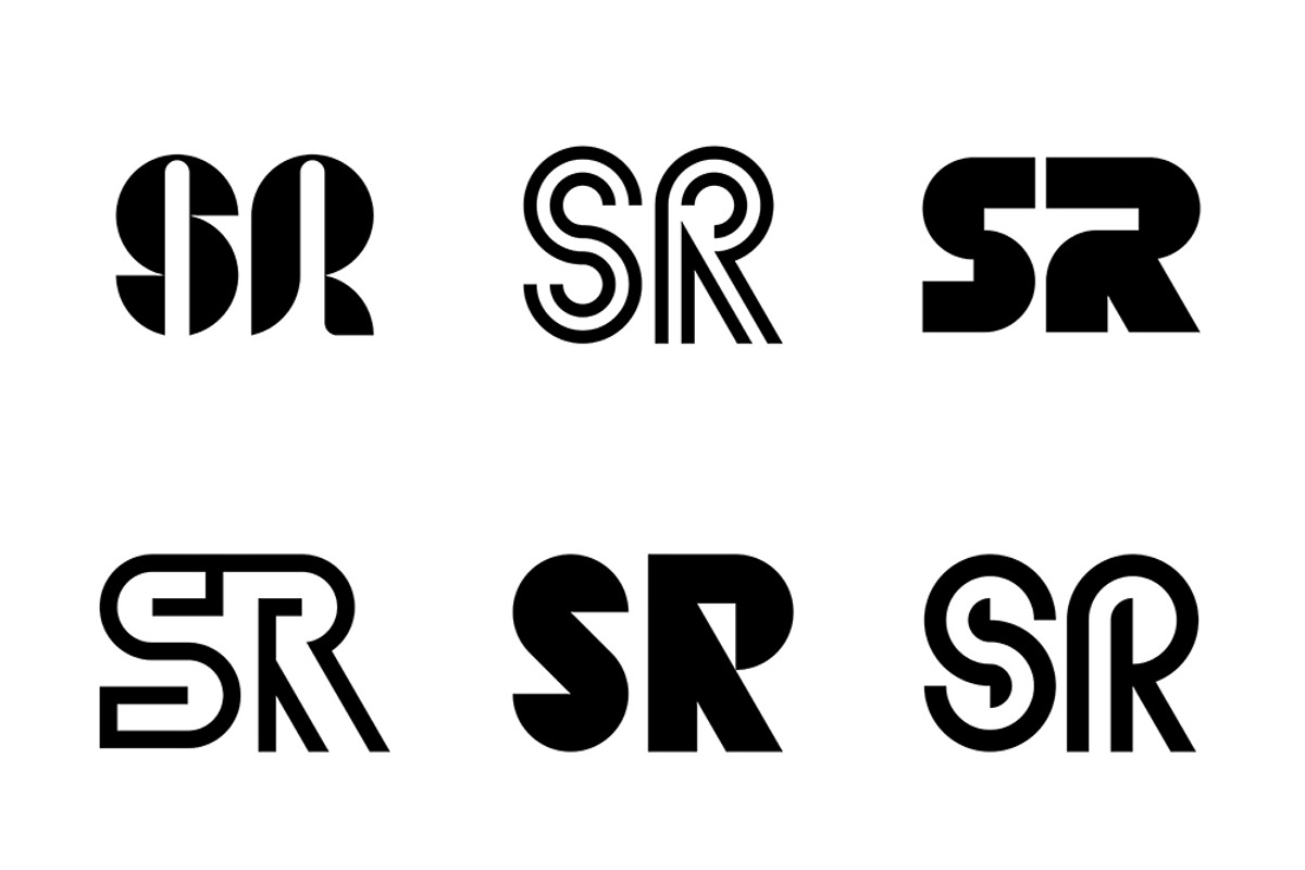 Set of letter SR logos, an Object Graphic by NataliiaVolyk | Creative ...