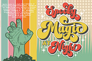 Magic Retro, a Script Font by IM Studio (Thumbnail 5 of 8)