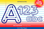 Big Alphabet Tracing, a Font by Beast Designer (Thumbnail 1 of 2)