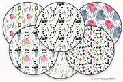 Funny Panda - color pencil clipart, an Animal Illustration by KatsiarynaKa (Thumbnail 12 of 16)