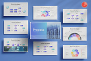 Process Flow Diagram PowerPoint, a Presentation Template by Pixslides (Thumbnail 1 of 7)