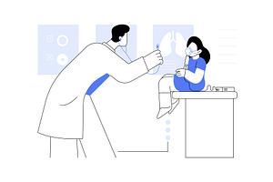 Asthma Treatment Abstract Concept