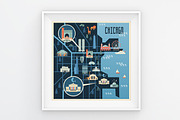 Welcome to Chicago City!, an Illustration by Designifty (Thumbnail 2 of 5)