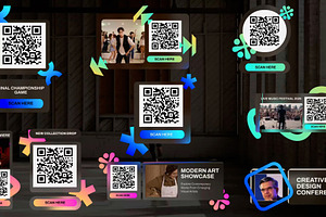 Modern QR Code Titles After Effect, a Social Media Template by Loin Studio