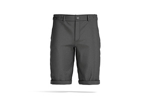 Black Men's Casual Shorts 3D Model, an Object 3D Model by rebrandy