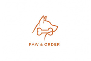 Paw Order Dog, a Branding & Logo Template by Logocreative