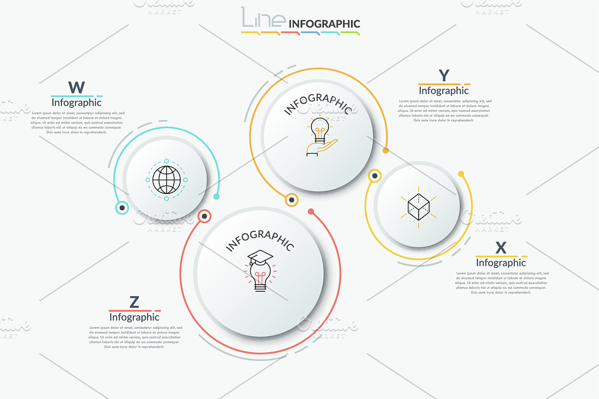 Line-X. Infographic Pack, a Presentation Template by Andrew Kras Design (Photo 10 of 23)