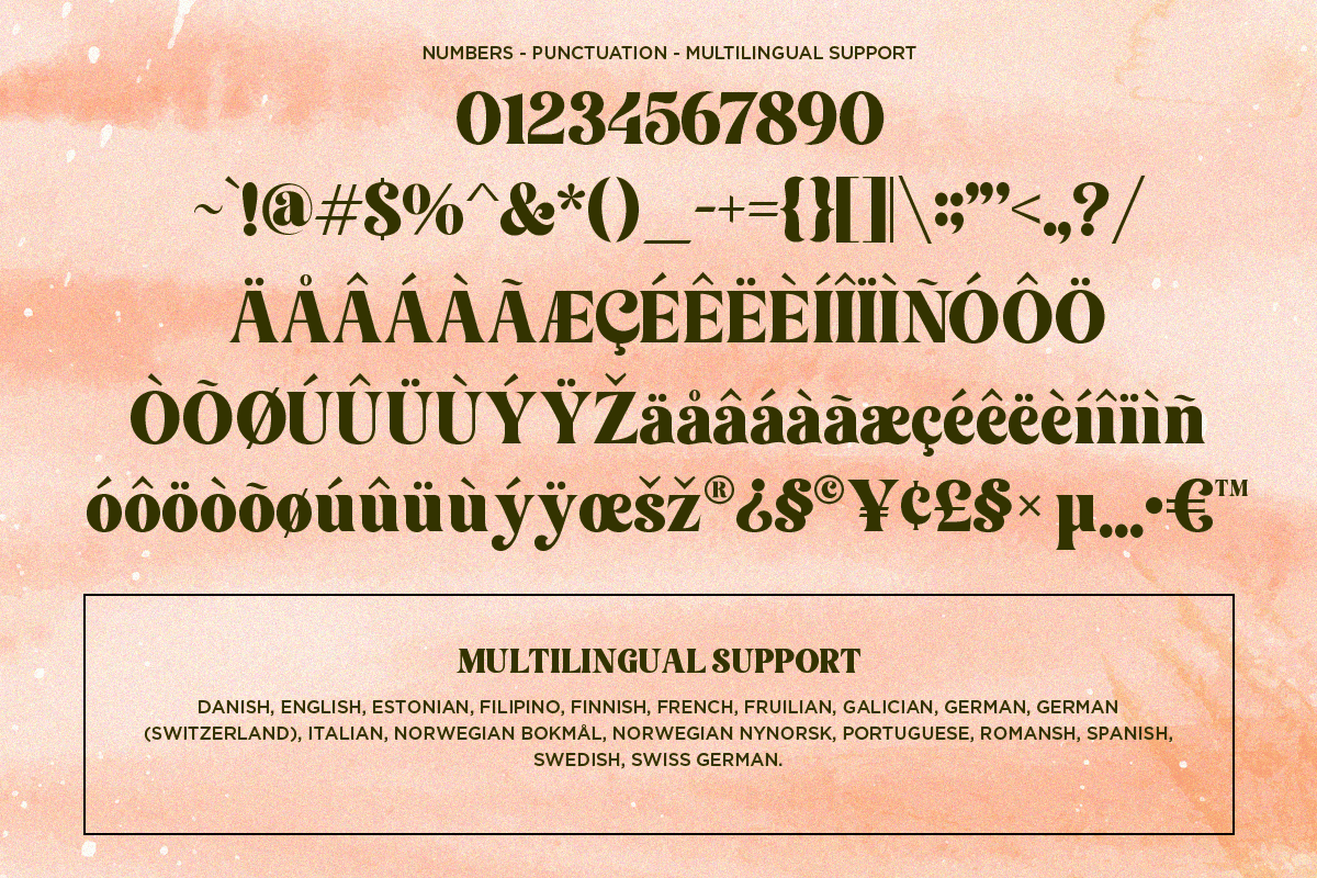 Caribel - Retro Bold Serif Font, a Serif Font by Font Liner (Photo 10 of 10)