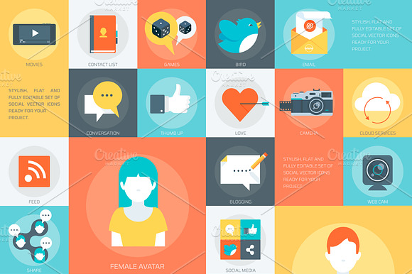 Social Media Icon Set