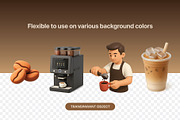 3D Icons Pack Coffee Shop Series, an Icon by Iwanistic (Thumbnail 3 of 5)