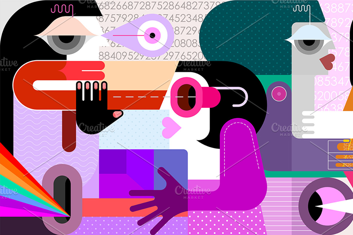Social Media And Communication Apps, a Person Illustration by danjazzia (Photo 2 of 2)