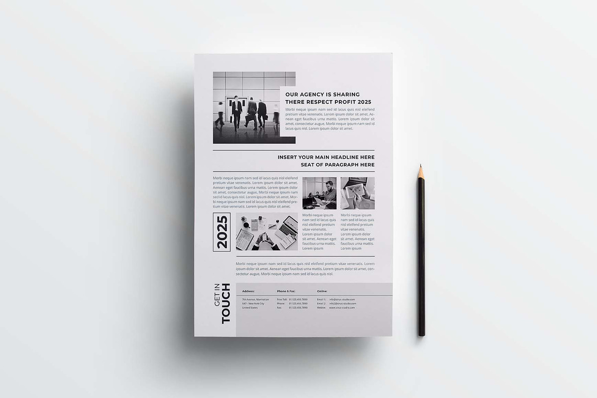 Newsletter | MS Word & Indesign, a Brochure Template by obayes (Photo 5 of 6)