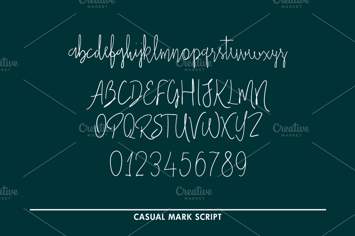 Casual Mark Script preview 6