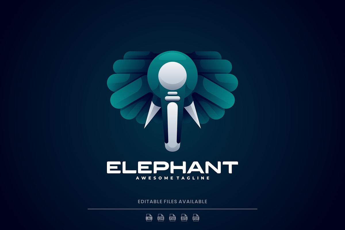 Elephant Colorful Logo, a Branding & Logo Template by Artnivora.Std