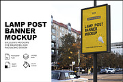 Lamp Post Banner Mockup, a Mockup by mockupbuys (Thumbnail 1 of 4)