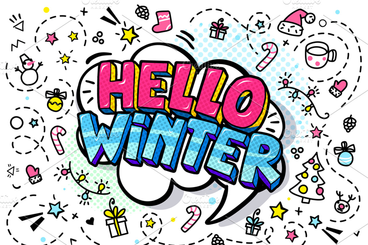 Happy New Year word bubble., an Illustration by VectorStory (Photo 3 of 7)
