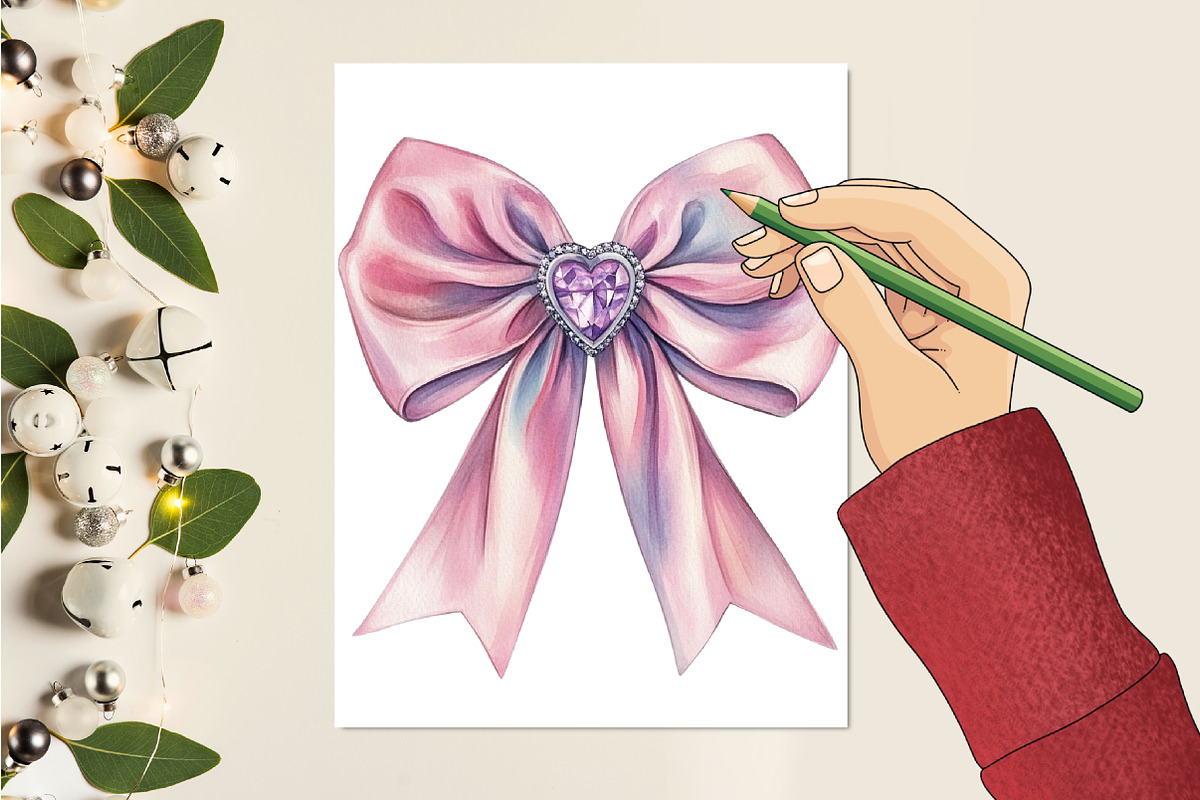 Watercolor Unicorn Kingdom Clipart, a Seasonal Illustration by CitraGraphics (Photo 5 of 6)
