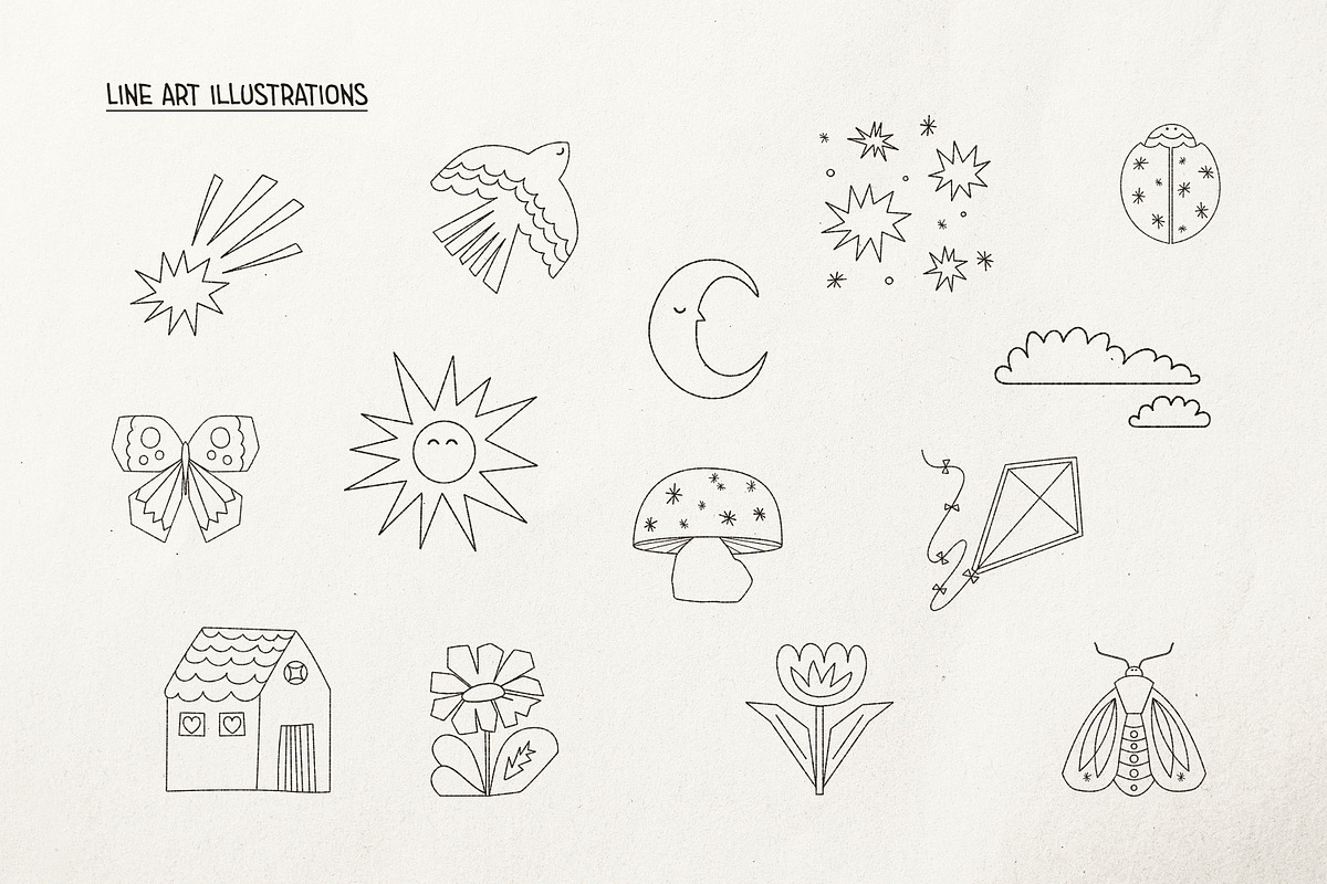 Folk Style Vector Illustrations, a Decorative Illustration by Camille Natton (Photo 4 of 10)