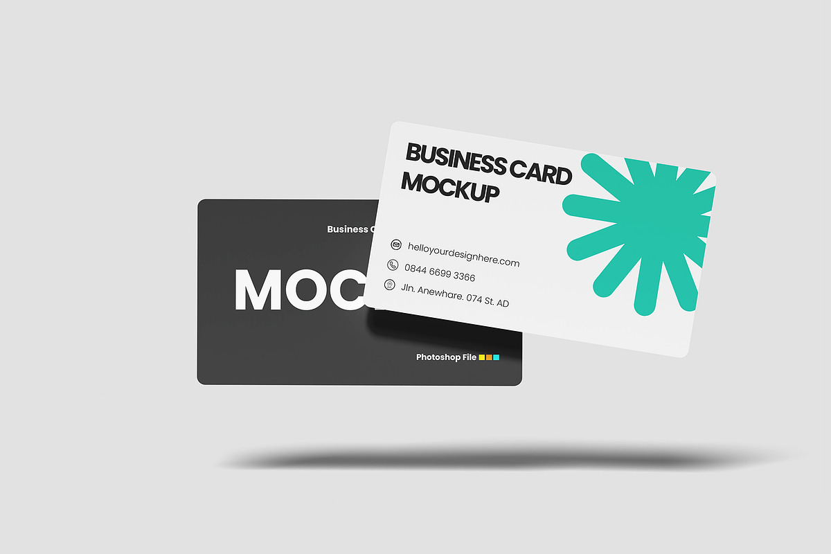 Business Card Mockup, an Advertising Mockup by Graphicbars (Photo 4 of 4)