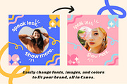 70 Playful Instagram Canva Template, a Templates & Theme by TemplateCastleStore (Thumbnail 7 of 10)