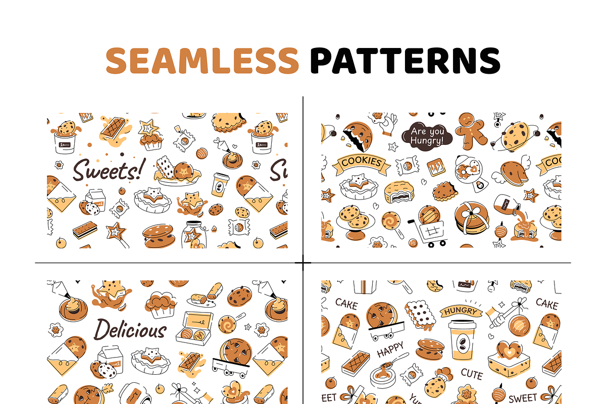 Biscuits Doodle Set, a Duotone Icon by Vectors Market (Photo 12 of 12)