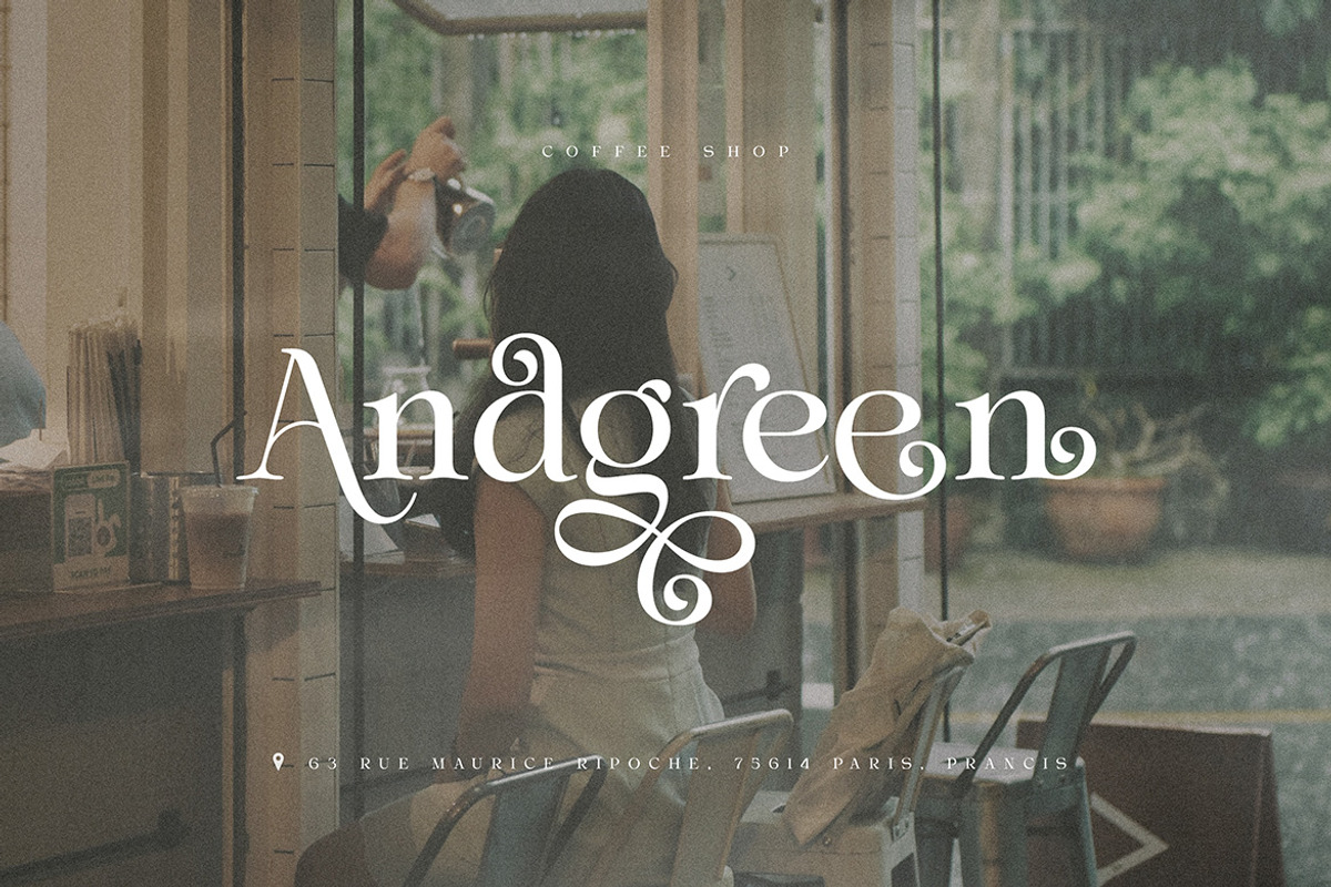 Wendy Bowsher Stylish Serif, a Serif Font by Cruzine (Photo 2 of 8)