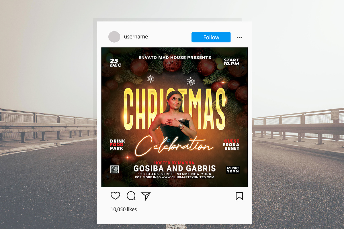 Christmas Flyer Template, a Flyer Template by Poushe Design (Photo 4 of 4)