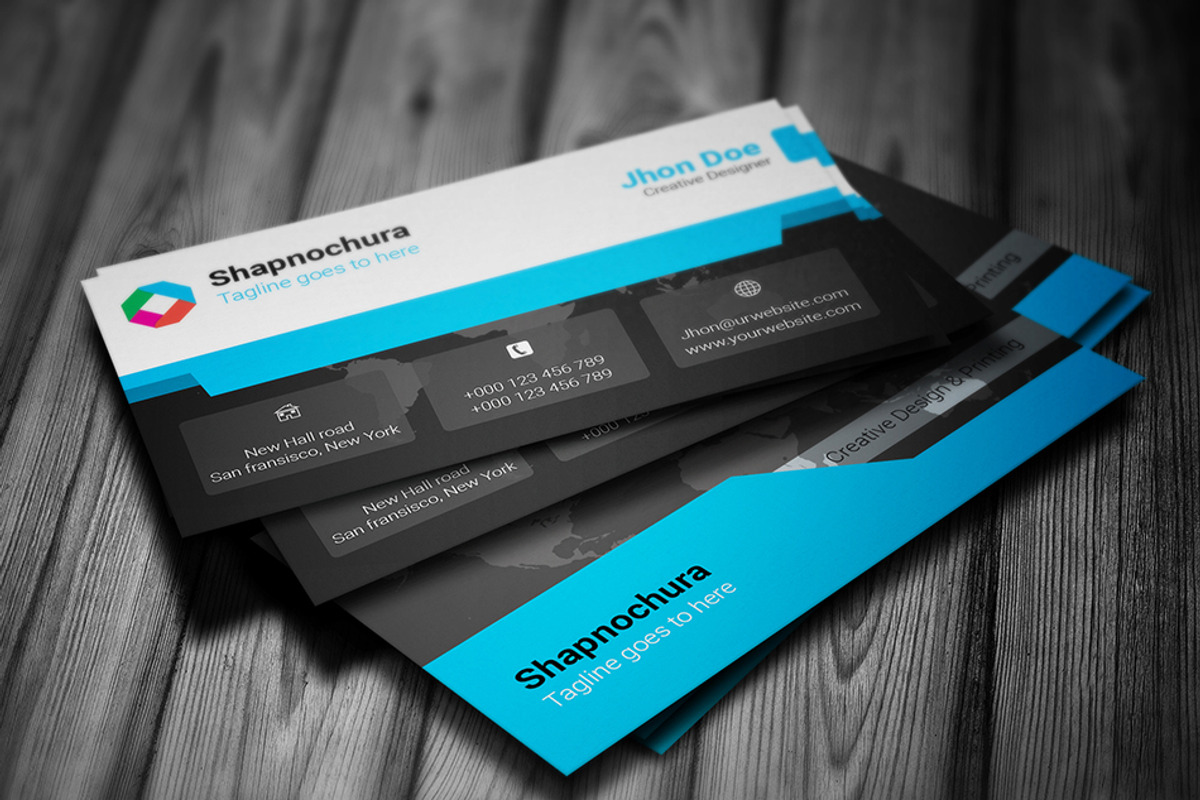 Elegant Creative Business Card - 38, a Business Card Template by Shapnochura Design Studio (Photo 5 of 5)