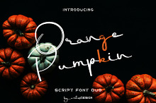 OrangePumpkin - Script Font Duo