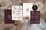 SAVE THE DATE Hand drawn Italian, an Invitation Template by Ivyandpalette (Thumbnail 9 of 18)