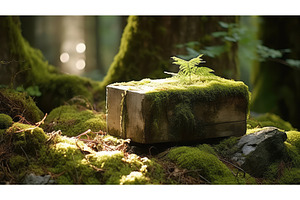 wooden idea box ai generated, a Nature Photo by pikepicture