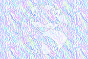 Seamless Iridescent Animal Prints, a Pattern Graphic by RaccoonGirl Design (Thumbnail 2 of 3)