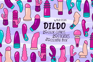 Vibrator Dildo Illustration Sex Toy, an Object Illustration by Palau