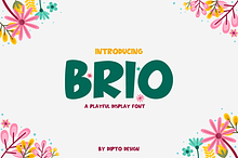 Brio-Playful Typeface