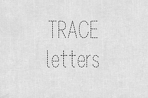 Trace font