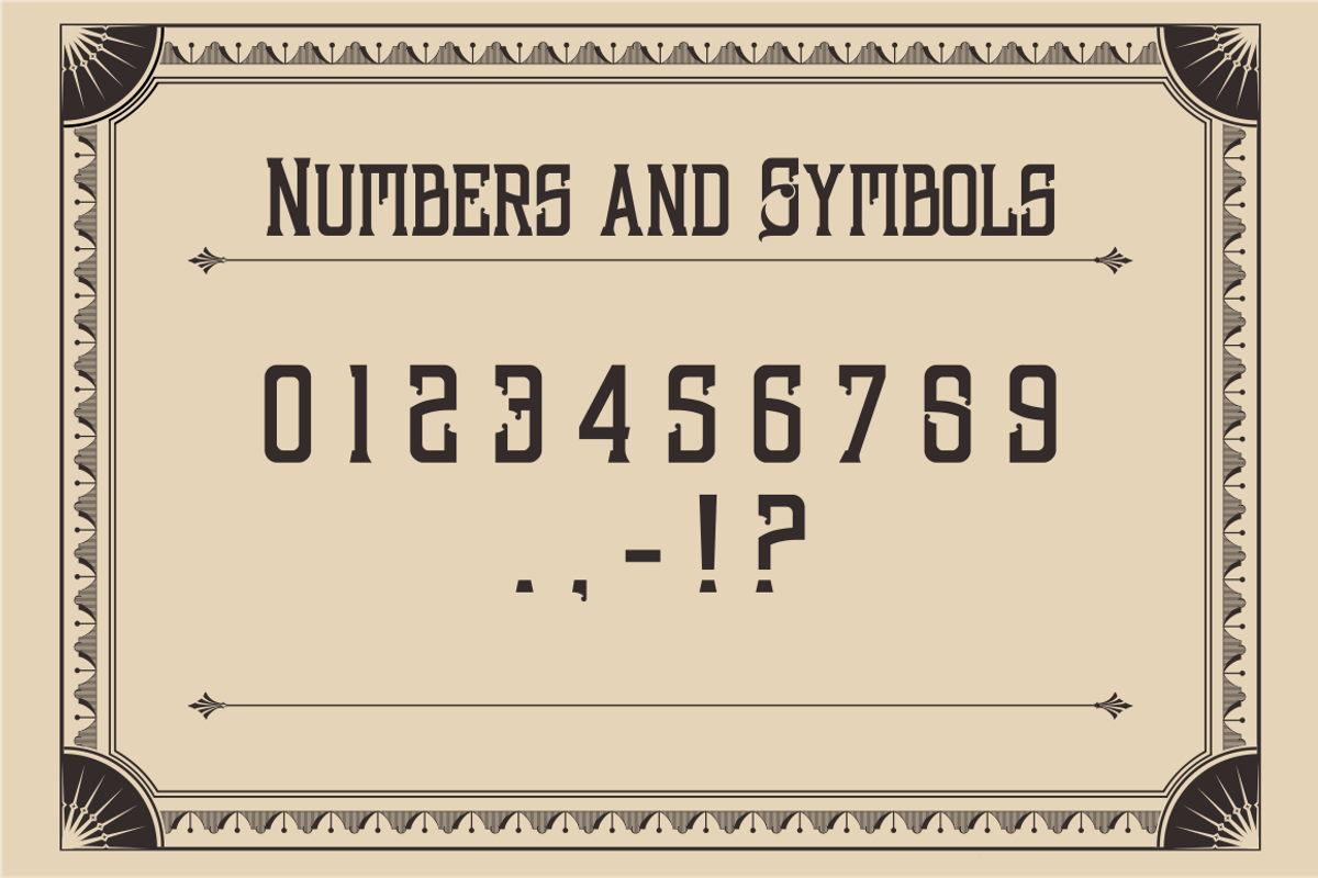 Sinara Font preview 4