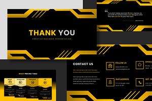 Golden Muse Keynote Template