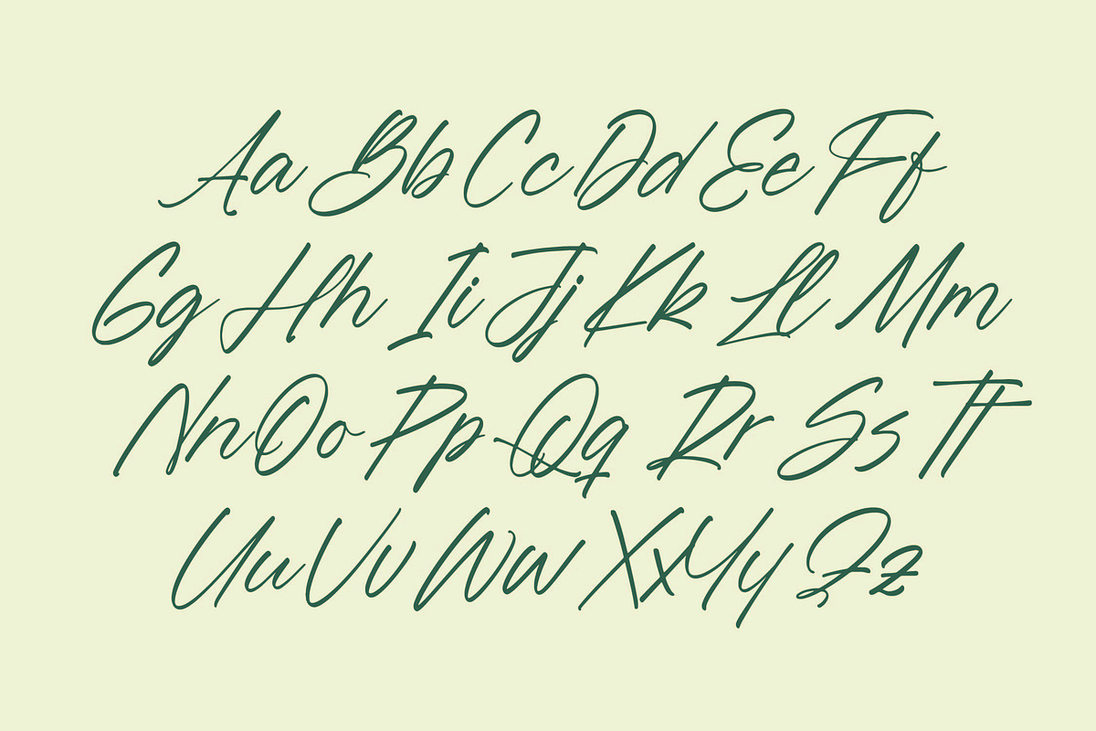 Blynkas Scripte Handwritten Font, a Script Font by Letterena Studios Script (Photo 12 of 15)