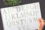 Photoshop Brushes Alphabet preview 2