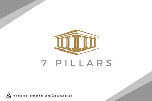 Seven Pillars Logo Template