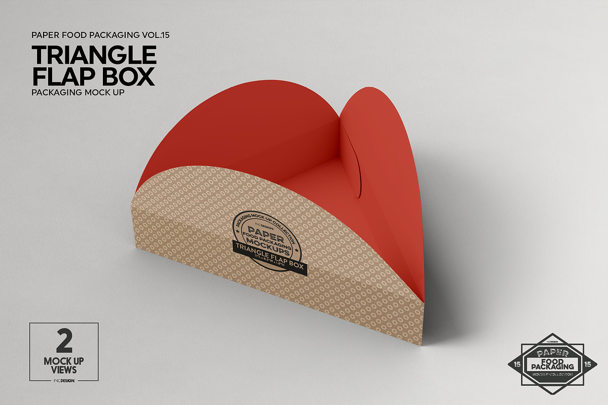 VOL.15 Food Box Packaging Mockups, a Packaging Mockup by INCDesign (Photo 10 of 21)