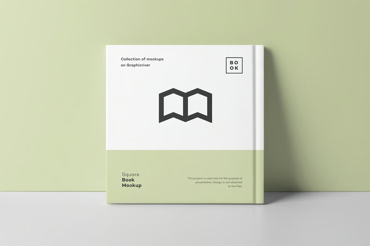 Square Book Mock up, a Books & Magazine Mockup by zippypixelstudio (Photo 2 of 16)