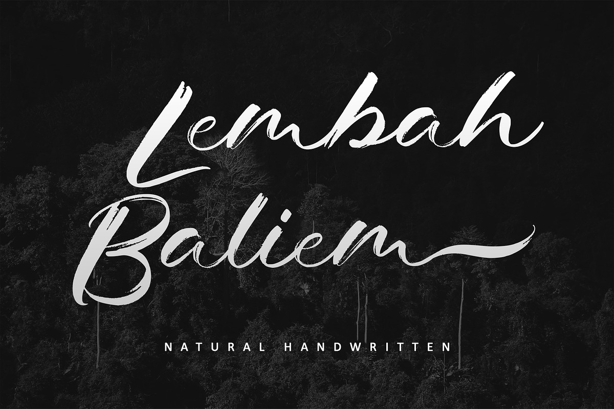 Lembah Baliem, a Handwritten Font by Letterara (Photo 1 of 11)