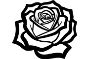 Rose Silhouette File Bundle, a Decorative Illustration by Designer_Momina (Thumbnail 3 of 21)